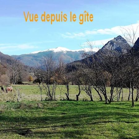 Grange En Pierres. Grand Jardin Et Belle Vue Villa Saurat Ngoại thất bức ảnh
