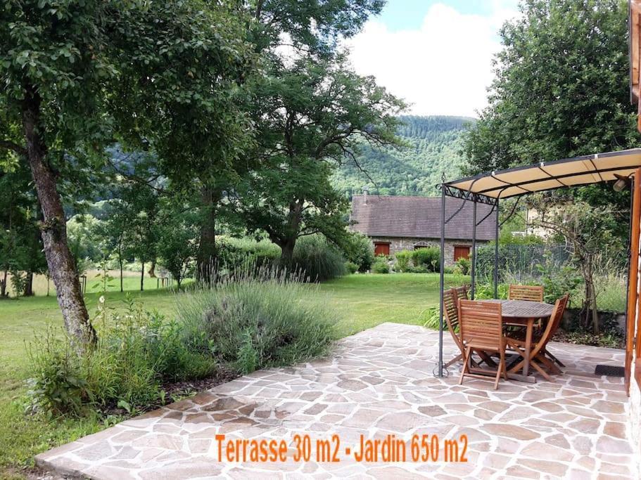 Grange En Pierres. Grand Jardin Et Belle Vue Villa Saurat Ngoại thất bức ảnh